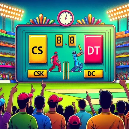 Ipl score csk vs dc